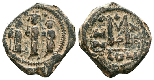 Byzantine Empire | Heraclius | Æ Follis | 620-621 AD